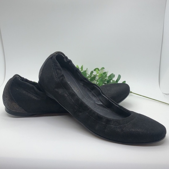 Donald J Pliner black velvet flats-size 6.5M - Picture 1 of 9